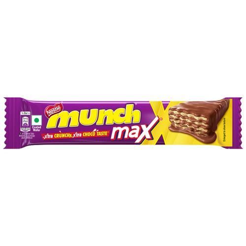 Nestle Munch Max Chocolate Coated Crunchy Wafer Bar, 38.5g