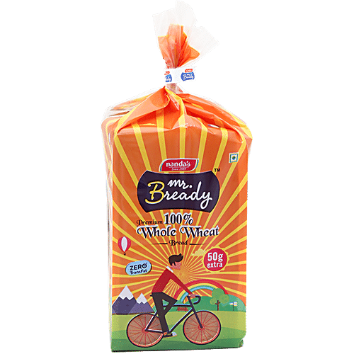 Nanda's Mr. Bready Whole Wheat Bread, 400g