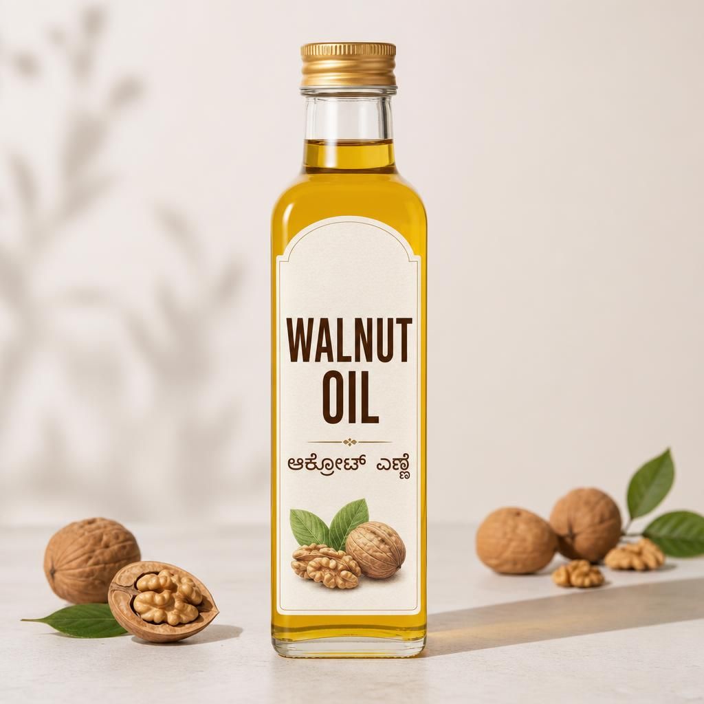 Walnut Oil, 500ml (ಅಕ್ರೋಟ್ ಎಣ್ಣೆ)