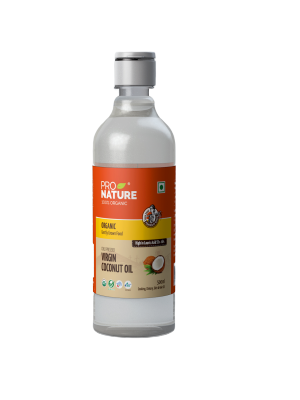 Pro Nature Virgin Coconut Olive Oil PET Bottle, 500ml
