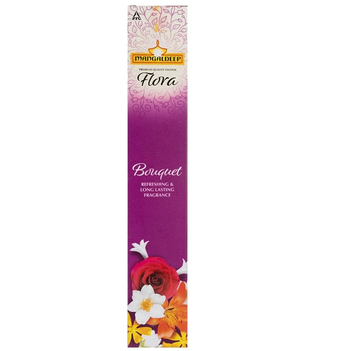 Mangaldeep Bouquet Incense Sticks - Flora, 14 Sticks
