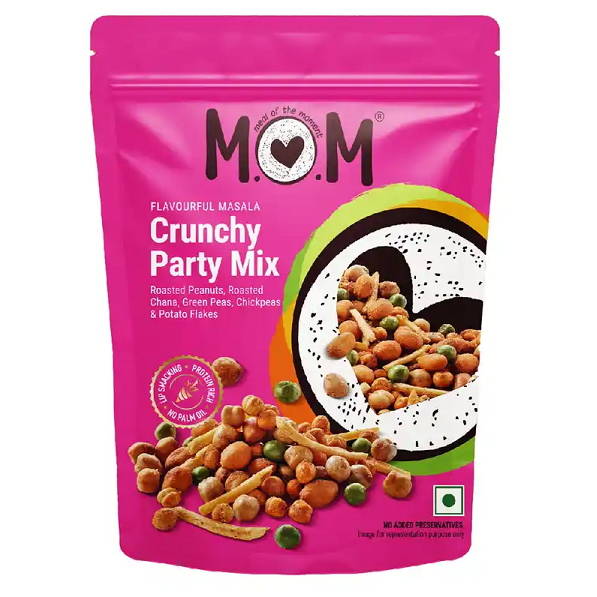 Mom Crunchy Party Mix Zipper Pouch, 210g