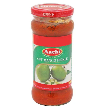 Aachi Pickle Bottle - Cut Mango, 300g