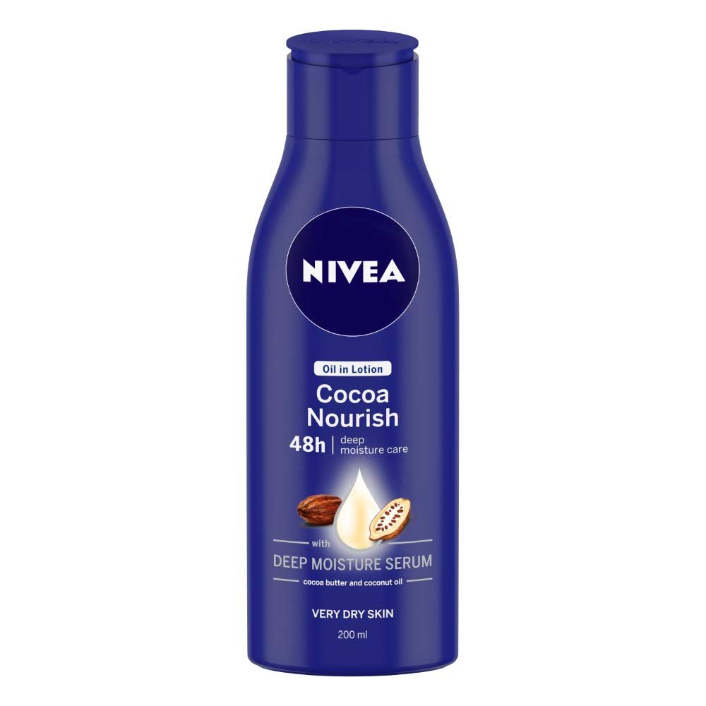 Nivea Body Lotion For Dry Skin - Cocoa Nourish, 200ml