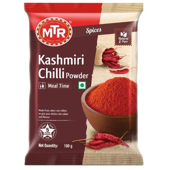 MTR Kashmiri Chilli Powder Pouch, 100g