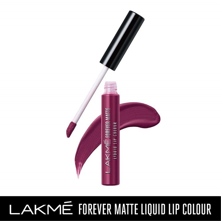 Lakme Forever Matte Liquid Lip Color - Wine Glow, 5.6g