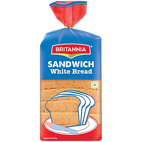 Britannia Bread - Sandwich White Bread, 350g