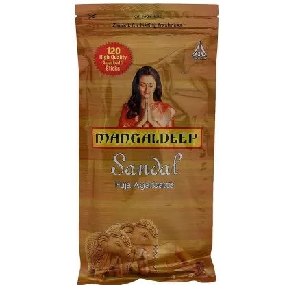 Mangaldeep Pooja Agarbatti - Sandal (120 Sticks)