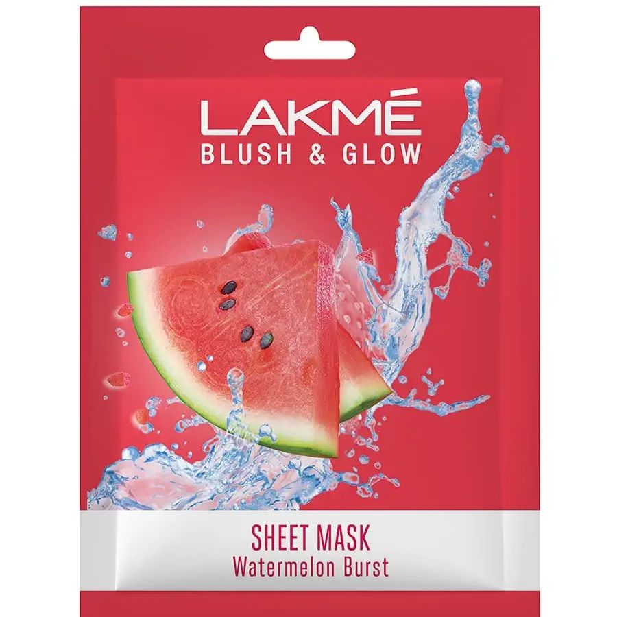 Lakme Blush & Glow Sheet Mask - Watermelon, 25ml