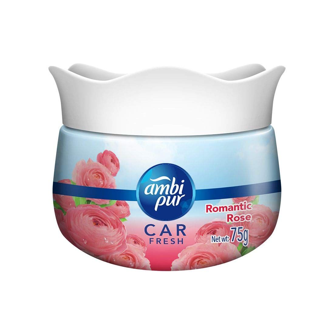 Ambipur Car Freshener Gel - Romantic Rose, 75g