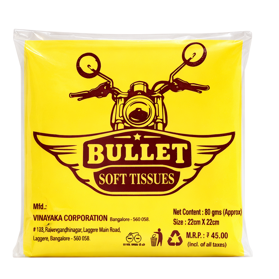 Bullet Soft Tissue, 80g (22cm X 22cm)