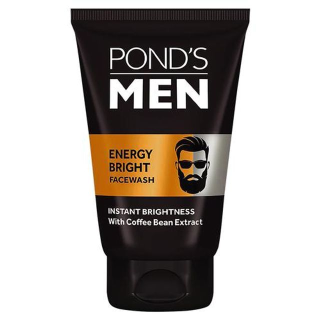 Ponds Men Energy Bright With Coffee Bean Extract Facewash, 100g