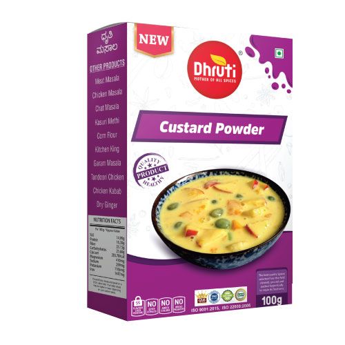 Dhruti Custard Powder, 100g
