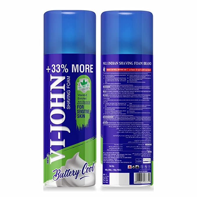 VI-John Shaving Foam - Sensitive Skin, 400g