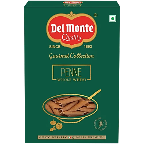 Del Monte Whole Wheat Pasta - Penne, 500g