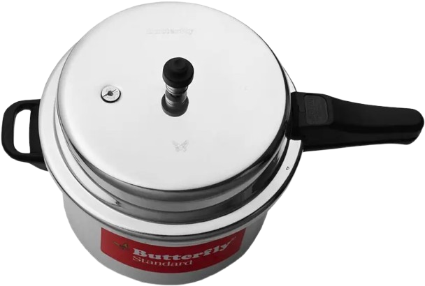 Butterfly Standard+ Aluminium Pressure Cooker, 7.5L