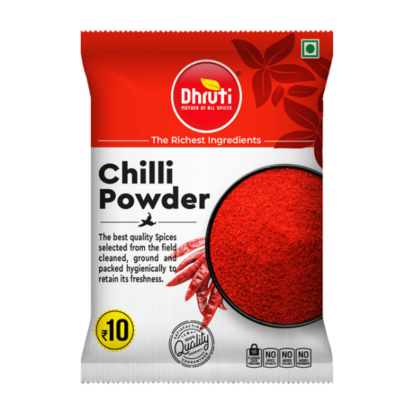 Dhruti Chilli Powder Pouch, 18g