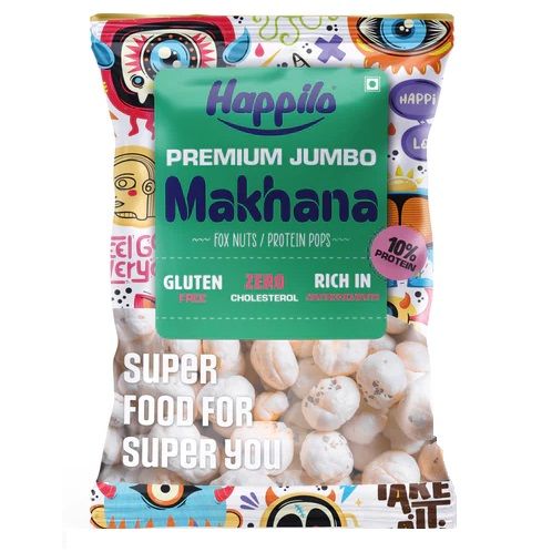 Happilo High Protien Jumbo Handpicked - Fox Nuts Phool Makhana, 100g