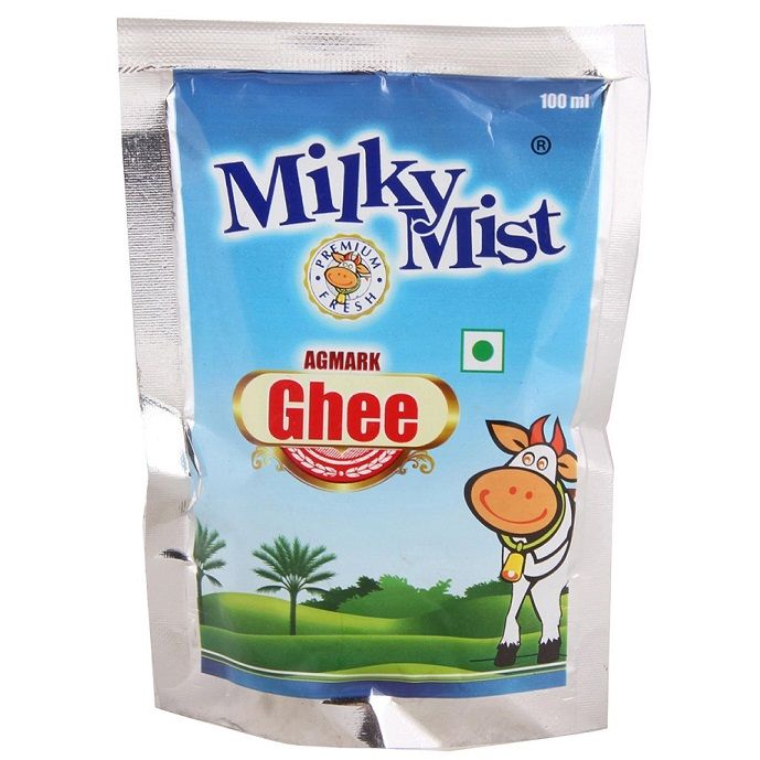 Milky Mist Cow Ghee Pouch, 100ml
