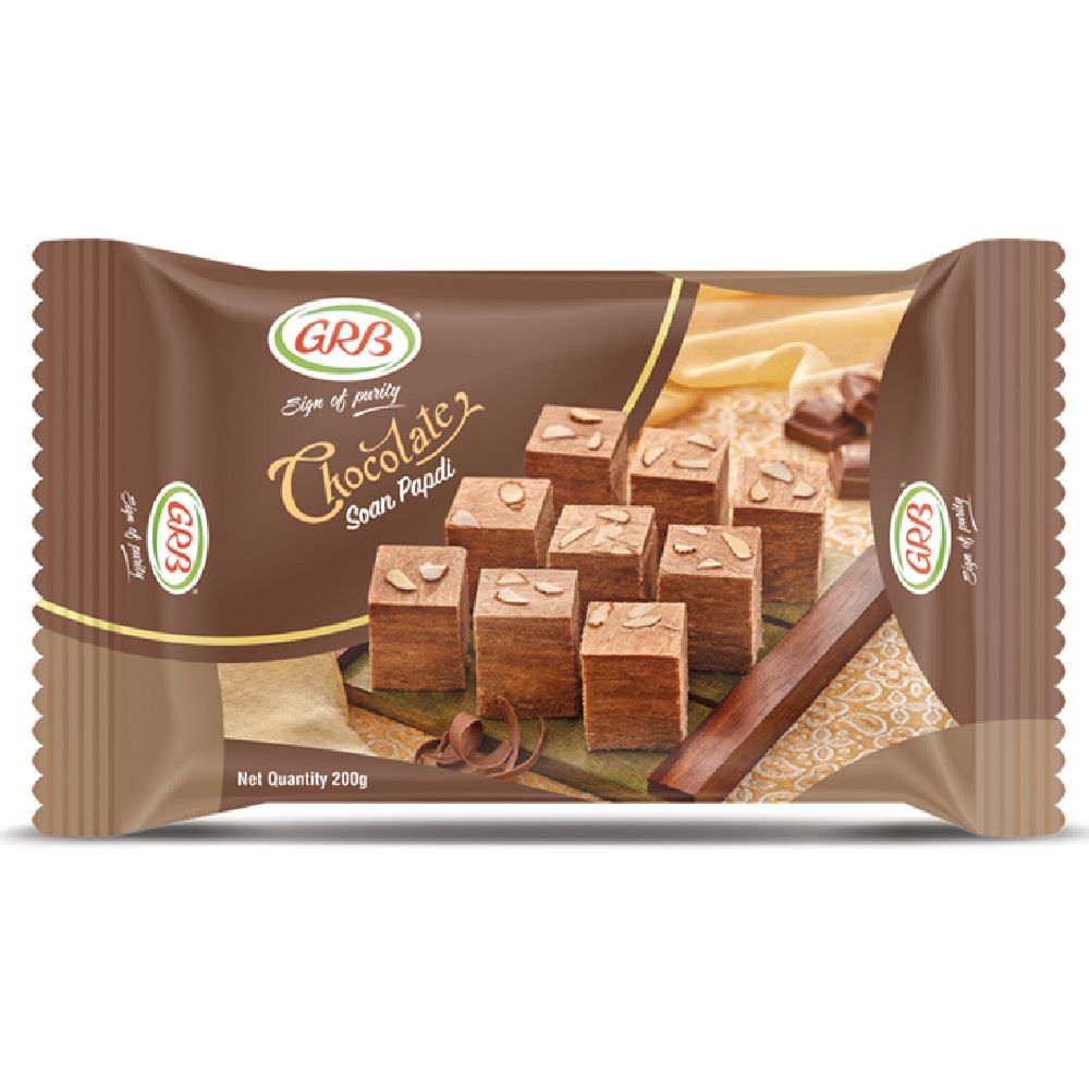 GRB Soan Papdi - Chocolate, 200g