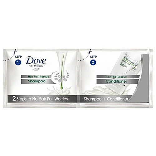 Dove Shampoo & Conditioner - Hair Fall Rescue, 12ml