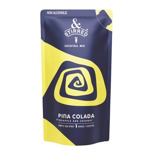 &Stirred Cocktail Mix Standy Pouch - Pina Colada, 150ml