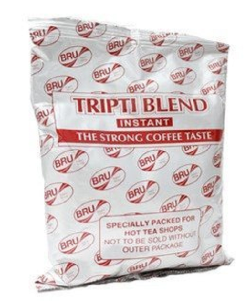 Bru Instant Coffee Powder Pouch - Tripti Blend Strong, 200g (57% Coffee 43% Chicory)