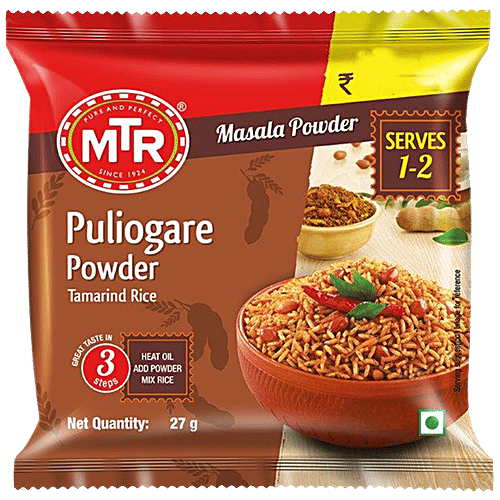 MTR Puliyogare Powder Pouch, 27g