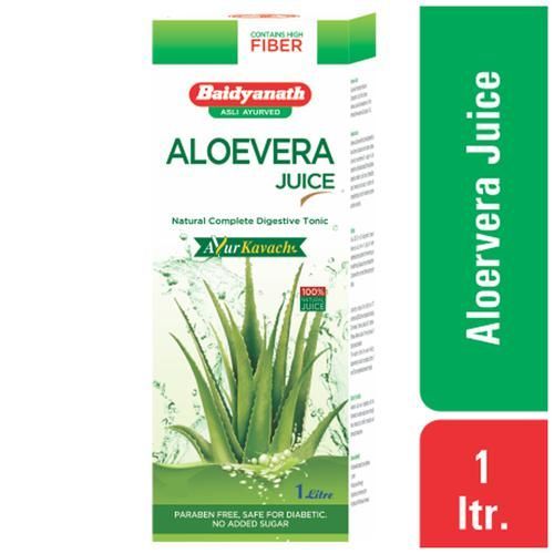 Baidyanath Immunity Booster Juice - Aloe Vera With Pulp, 1L