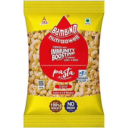Bambino Pep Elbow Pasta - Macaroni, 850g