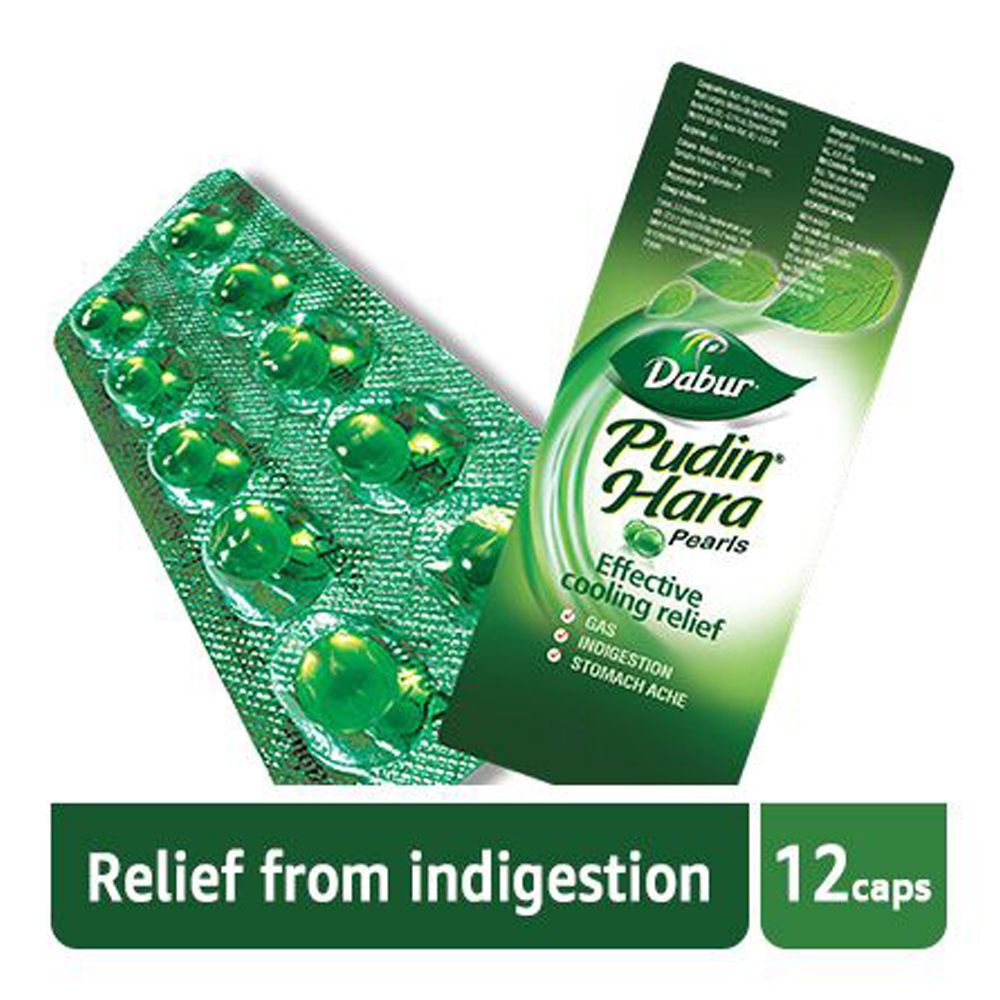 Dabur Pudin Hara Pearls 12 Strips (10 Capsules each)