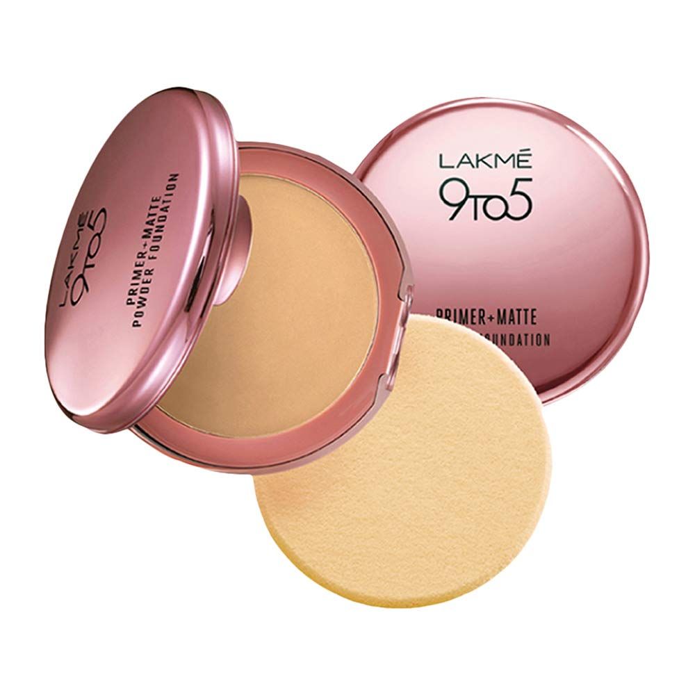 Lakme 9 to 5 Primer + Matte Compact Powder - Ivory Cream, 9g