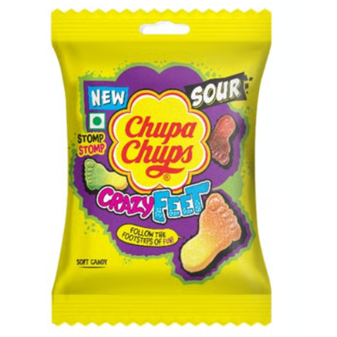 Chupa Chups Sour Jelly Crazy Feet, 21g