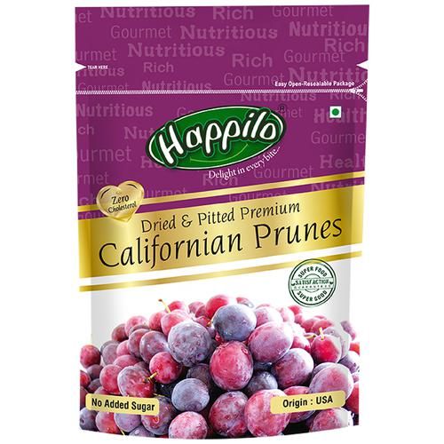 Happilo Premium Dried & Pitted - Californian Prunes, 200g