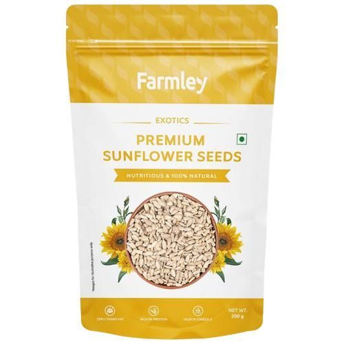 Farmley Premium Sunflower Seeds Standy Pouch, 200g