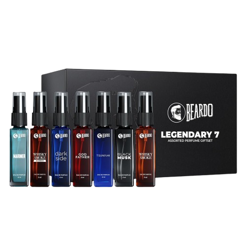 Beardo Legendary Perfume Gift Set - Assorted, 8ml ( Set of 7)