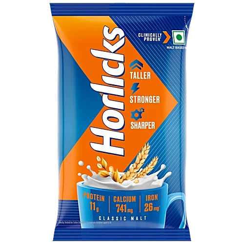 Horlicks Health Drink Pouch - Classic Malt, 450g