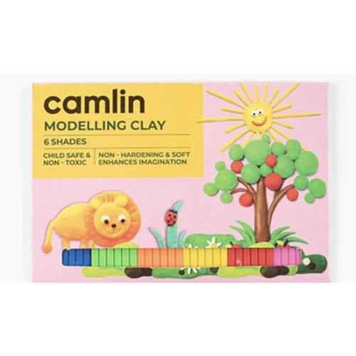 Camlin Camel Modeling Clay - 6 Shades, 100g