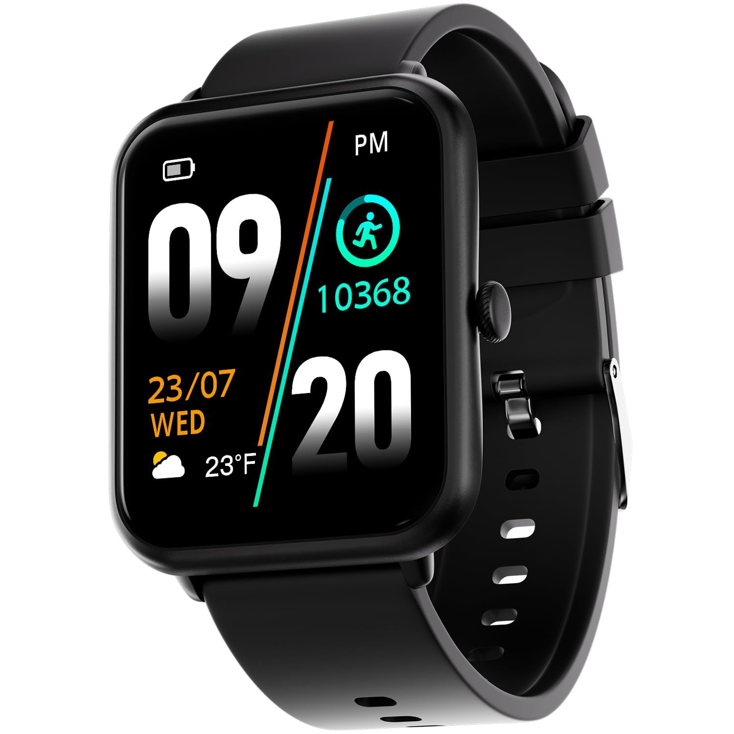 Fire-Boltt | Ninja Call Pro BSW053 | Bluetooth Calling Smart Watch (1.69 Inch, Black)