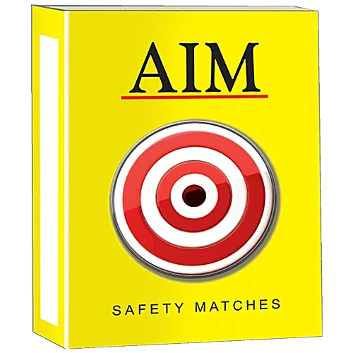 AIM Safety Matchbox Sticks, 250pc (10 x 25pc)