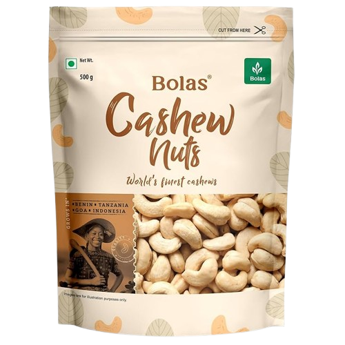 Bolas Cashew Nuts Pouch, 500g