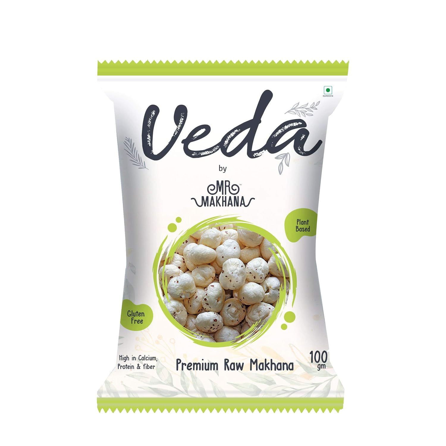Veda Premium Raw Makhana Pouch, 100g