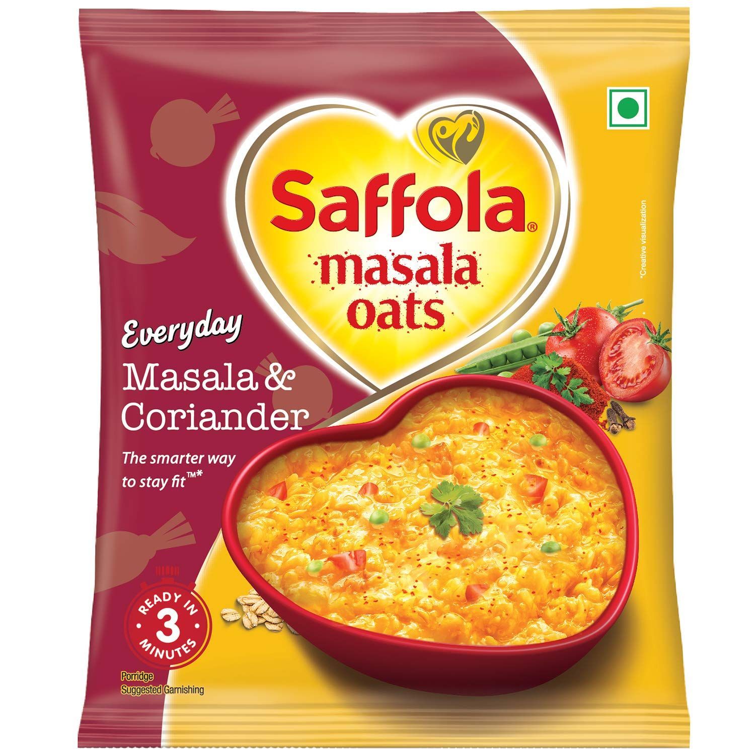 Saffola Masala Oats - Masala & Coriander, 38g