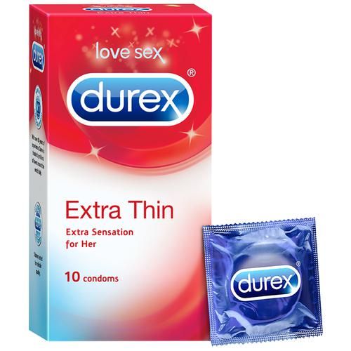 Durex Condom - Extra Thin, 10pc