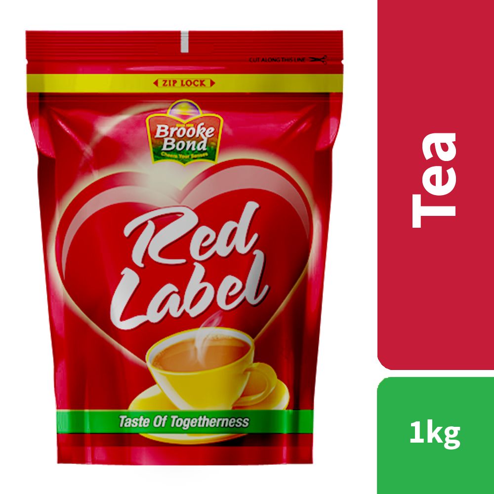 Brooke Bond Red Label Leaf Tea Poly Pack, 1kg