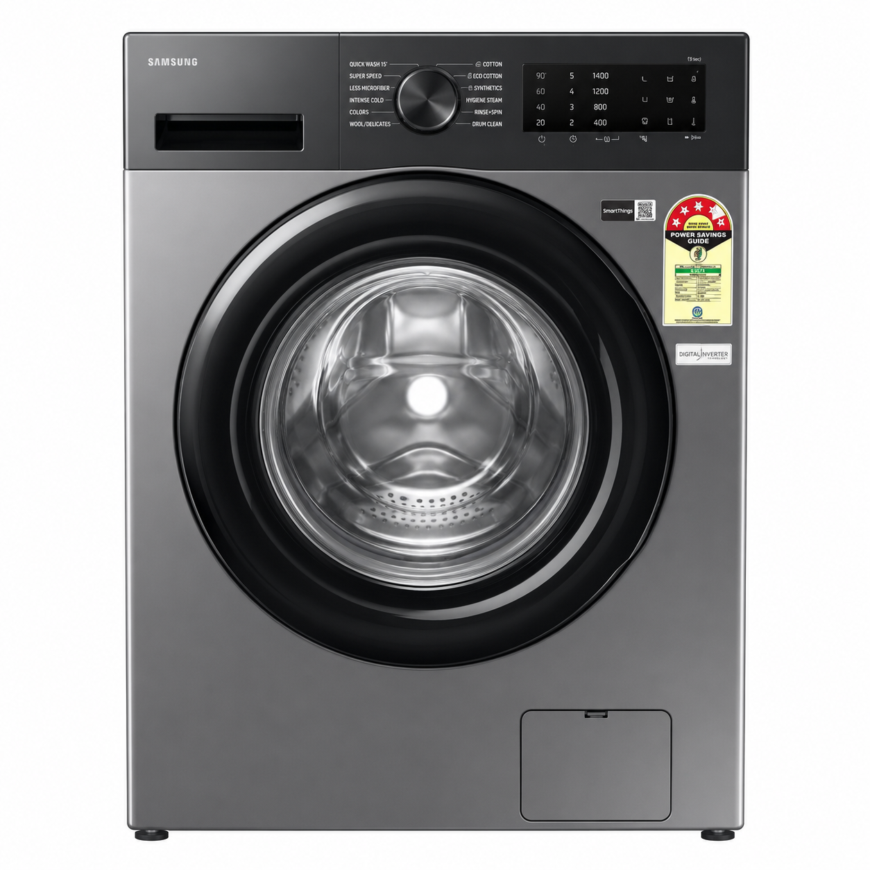 1	Samsung | WW12DG6B24AX | Front Load Washing Machine (12kg, Silver)