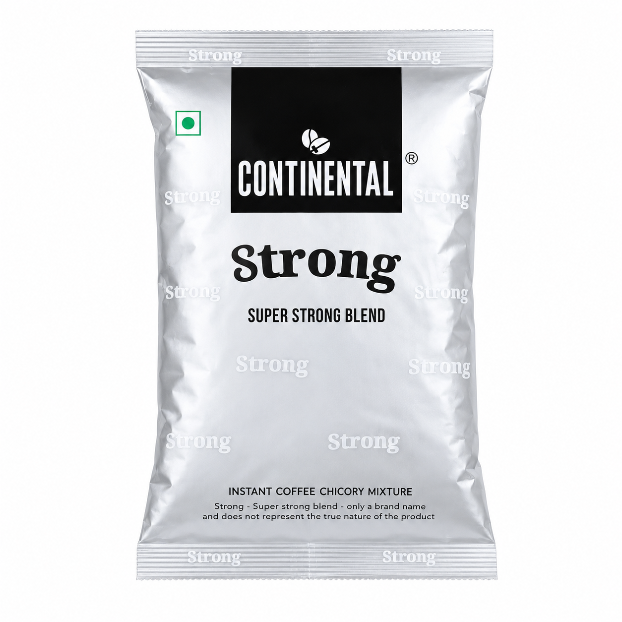 Continental Coffee Powder Standy Pouch Super Strong Blend, 200g (53% Coffee 47% Chicory)
