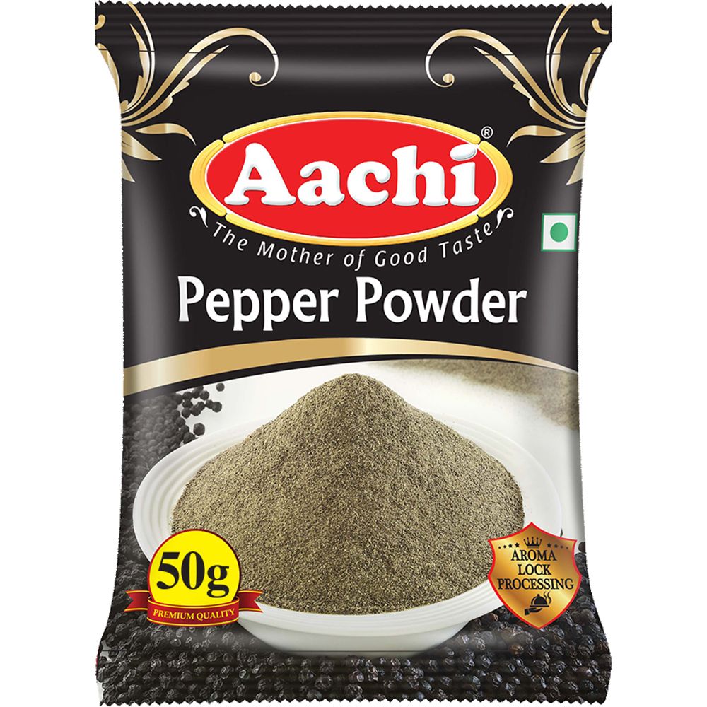 Aachi Black Pepper Powder, 50g