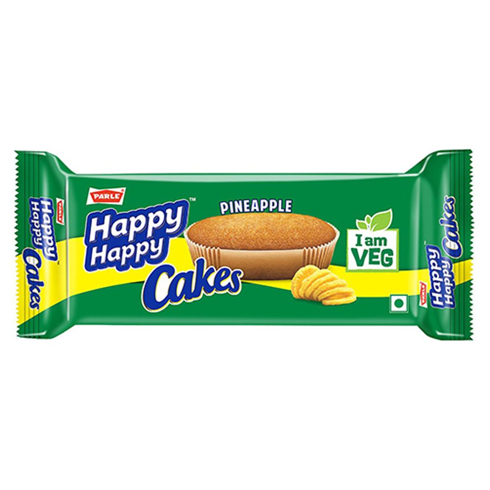 Parle Happy Happy Cake - Pineapple, 25g