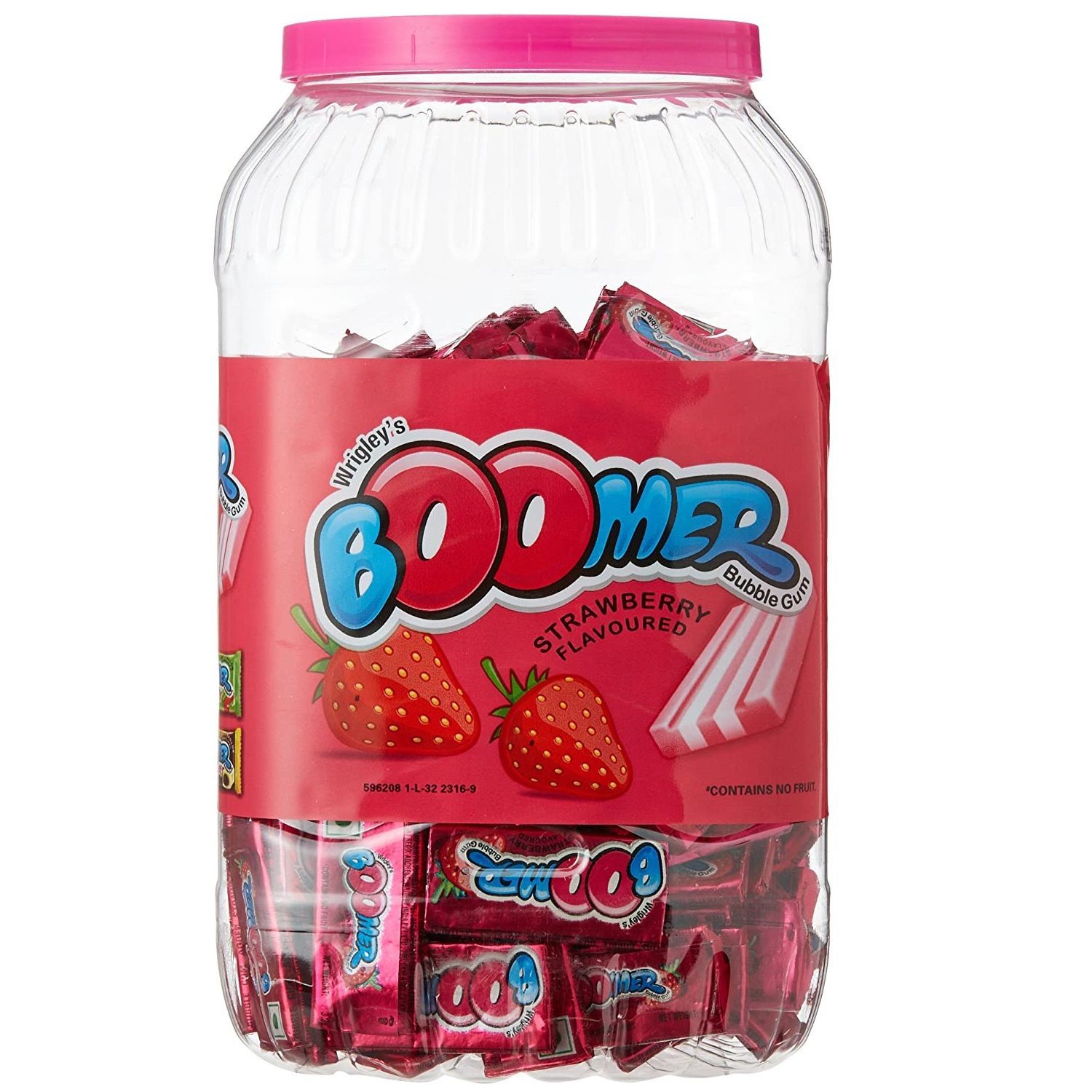 Boomer (Re.1) Chewing Gum - Strawberry, 3.3g
